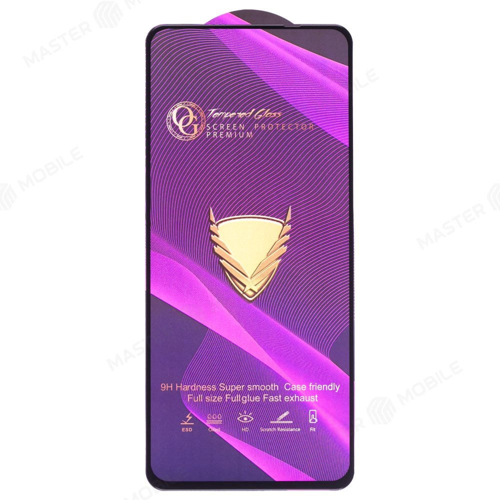 Защитное стекло OG Glass (3 в 1) для Realme GT 5G (RMX2202) (черный)