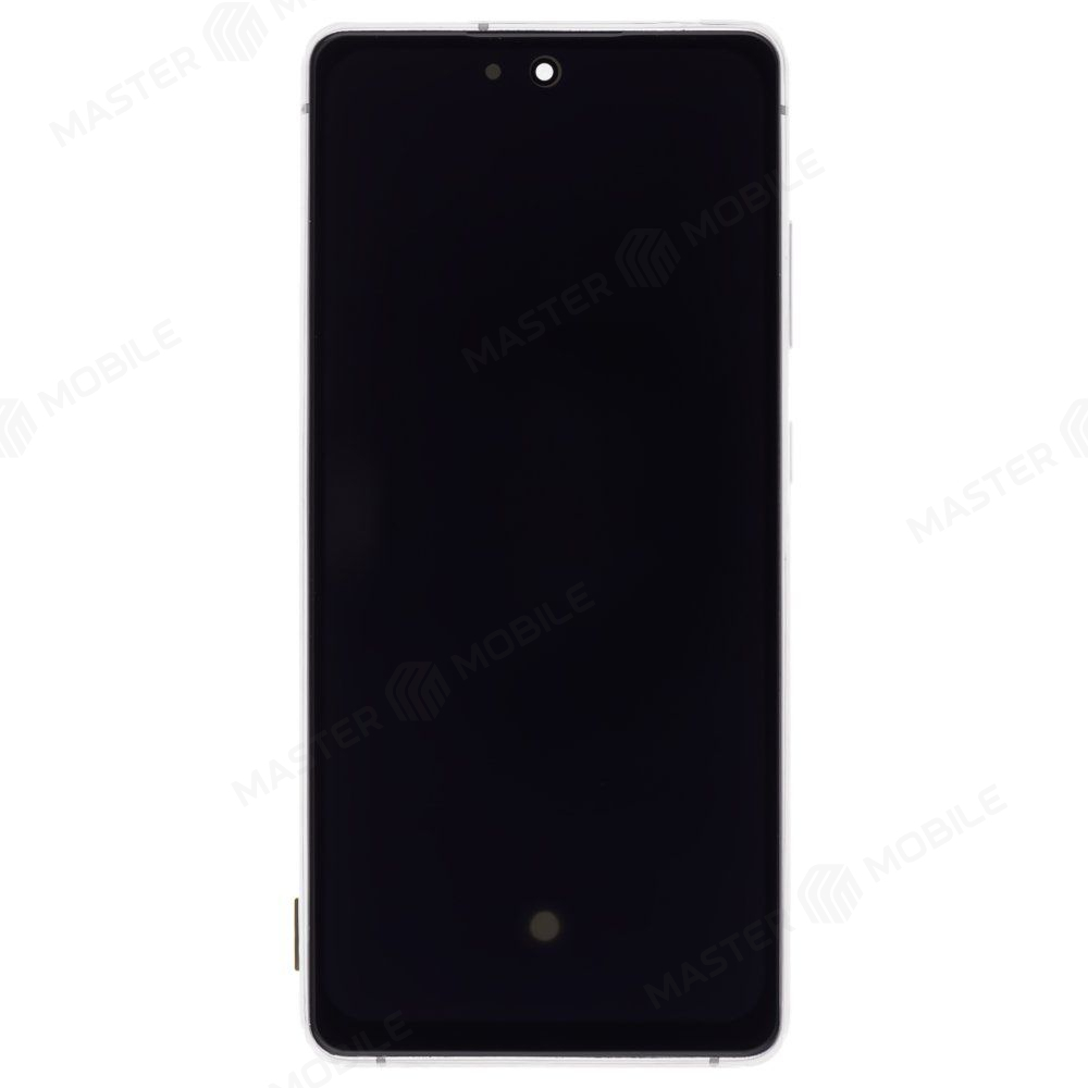 Дисплей для Samsung G780 Galaxy S20 FE + тачскрин (серебристый) (в рамке) (OLED) (Full Size)