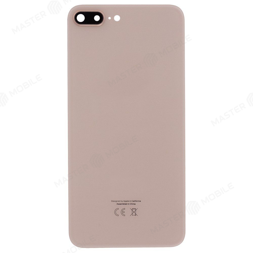 Задняя крышка для Apple iPhone 8 Plus (золотистый) (в сборе со стеклом камеры) (Premium)