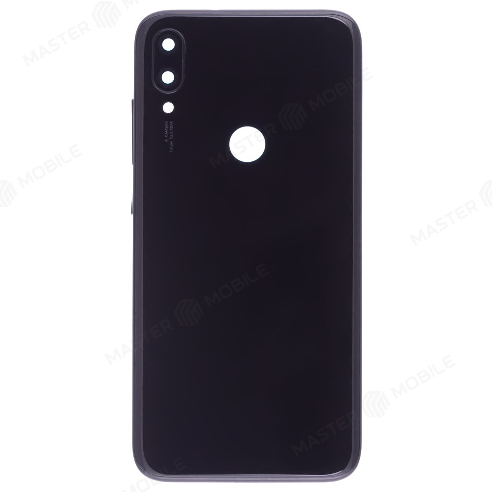 Задняя крышка для Xiaomi Mi Play (M1901F9E) (черный) (в сборе со стеклом камеры)