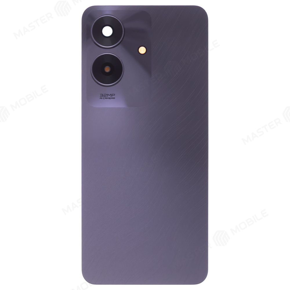 Задняя крышка для Realme Note 60 (RMX3933) (черный) (в сборе со стеклом камеры)