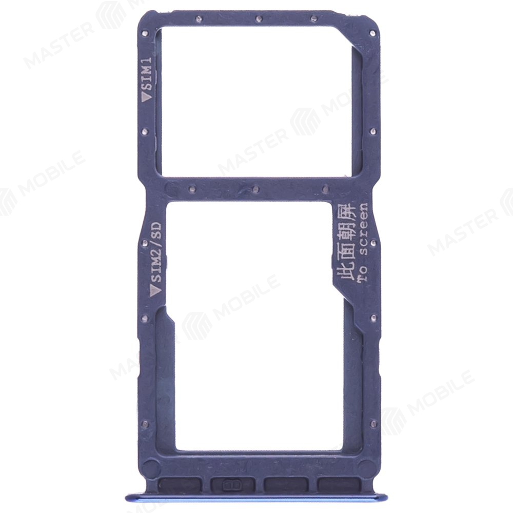 Держатель сим-карты для Huawei P30 Lite / Nova 4e (MAR-LX1M/MAR-AL00) / Honor 20S (MAR-LX1H) / Honor 20 Lite (MAR-LX1H) (синий)
