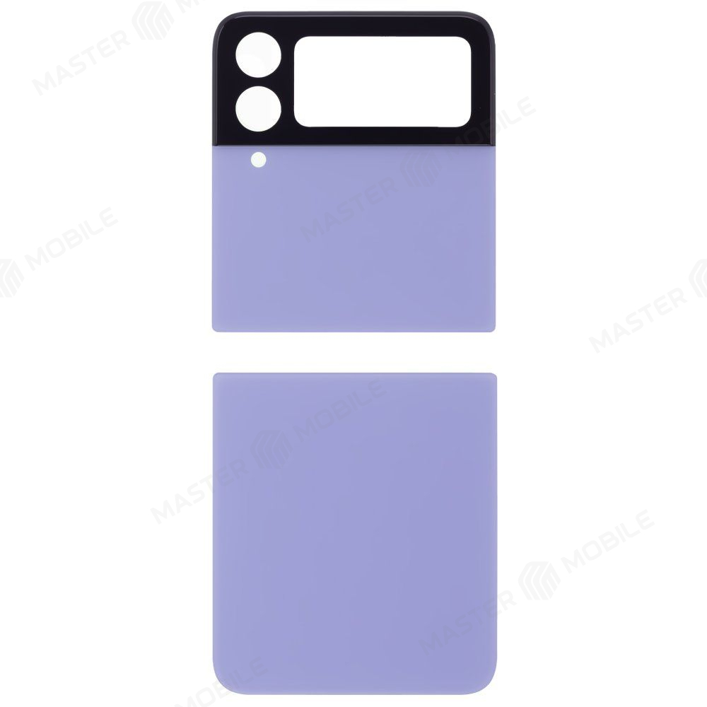 Задняя крышка для Samsung F721 Galaxy Z Flip 4 (голубой) (комплект)