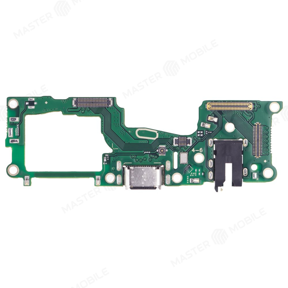Нижняя плата для OPPO A74 4G (CPH2219) с комп. + разъем зарядки + микрофон