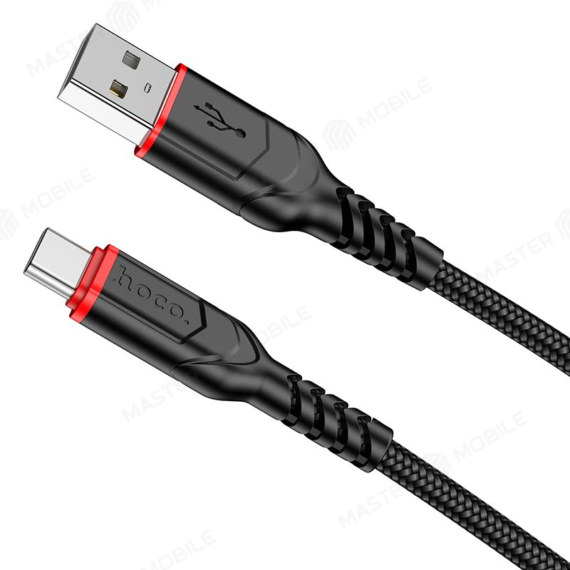 Дата-кабель Hoco X59 USB - TypeC 1 м (черный)