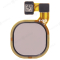 Шлейф для Infinix Hot 12i (X665B) / Hot 12 Play NFC (X6816D) / Hot 20i (X665E) и др. с комп. + сканер отпечатка пальца (золотистый) фото №1
