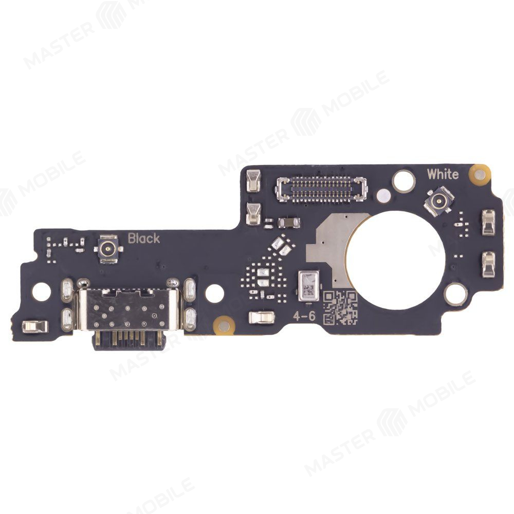 Нижняя плата для Xiaomi Poco M5 (22071219CG) с комп. + разъем зарядки + микрофон