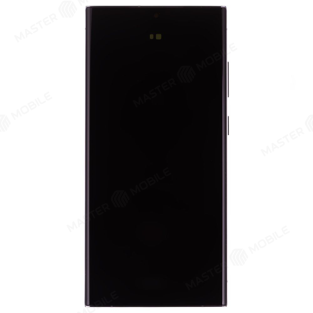 Дисплей для Samsung S918 Galaxy S23 Ultra + тачскрин (зеленый) (в рамке) (ORIG100) (SP)