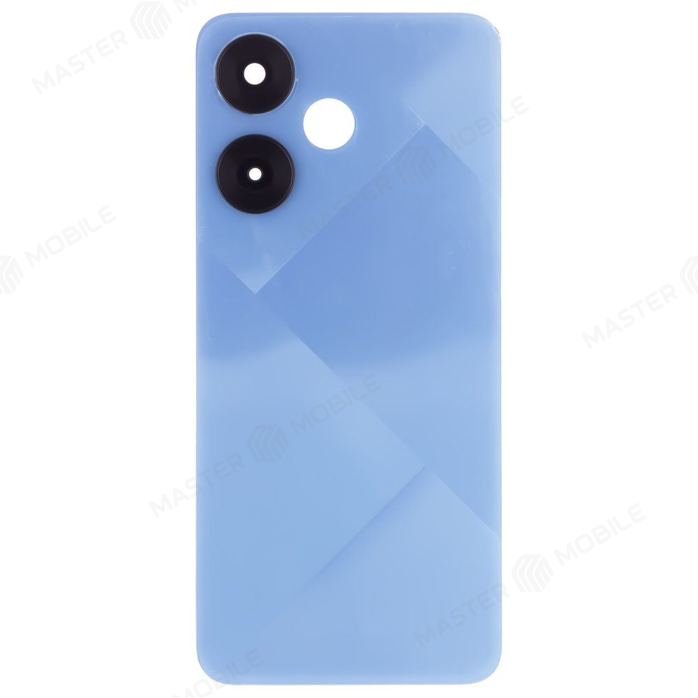 Задняя крышка для Infinix Hot 30i (X669) (голубой) (в сборе со стеклом камеры)