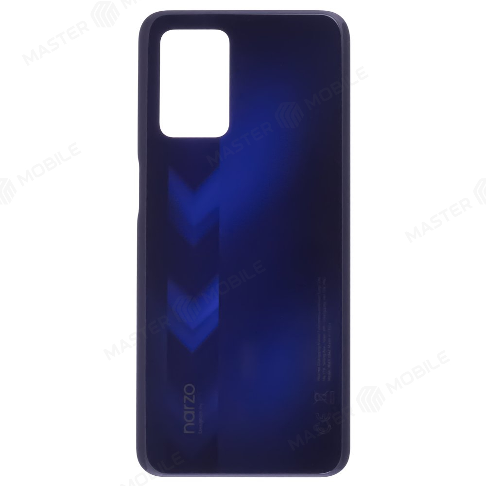 Задняя крышка для Realme Narzo 30 5G (RMX3242) (синий)