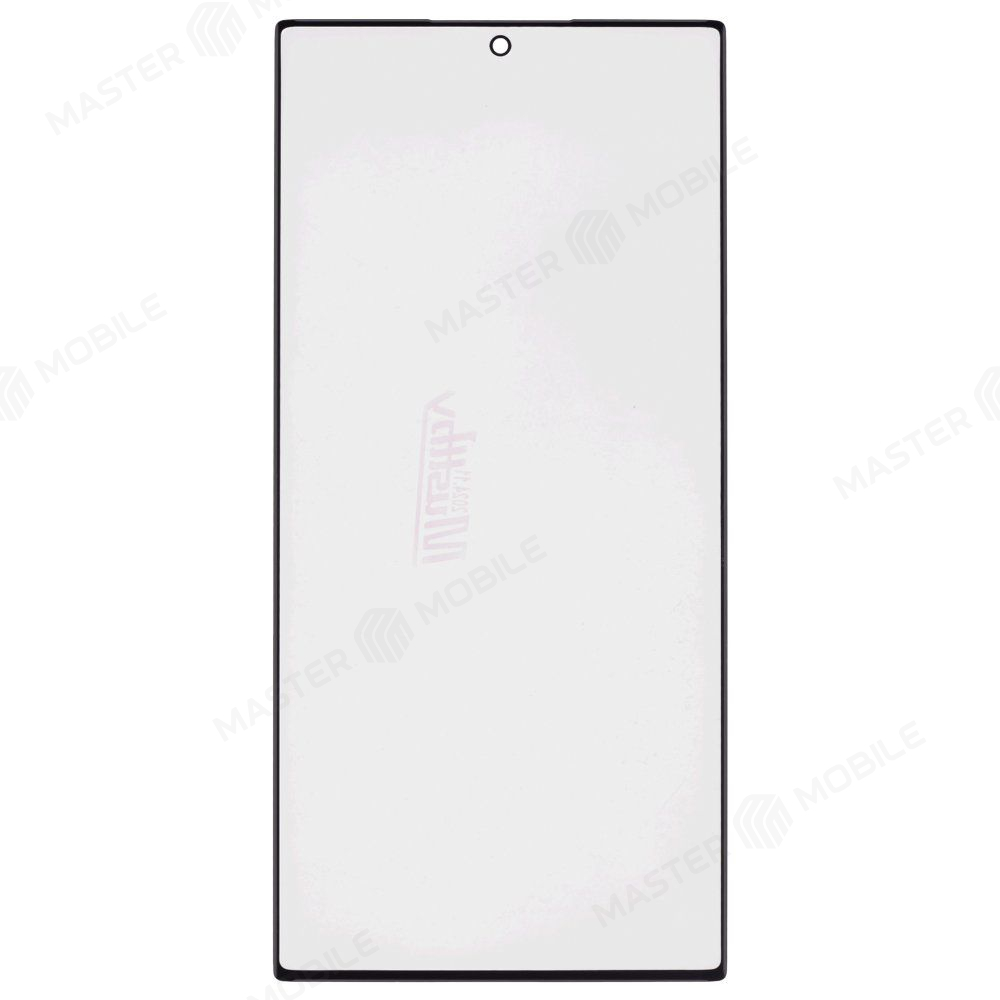 Стекло модуля для Samsung S908 Galaxy S22 Ultra + OCA (черный) (Musttby)