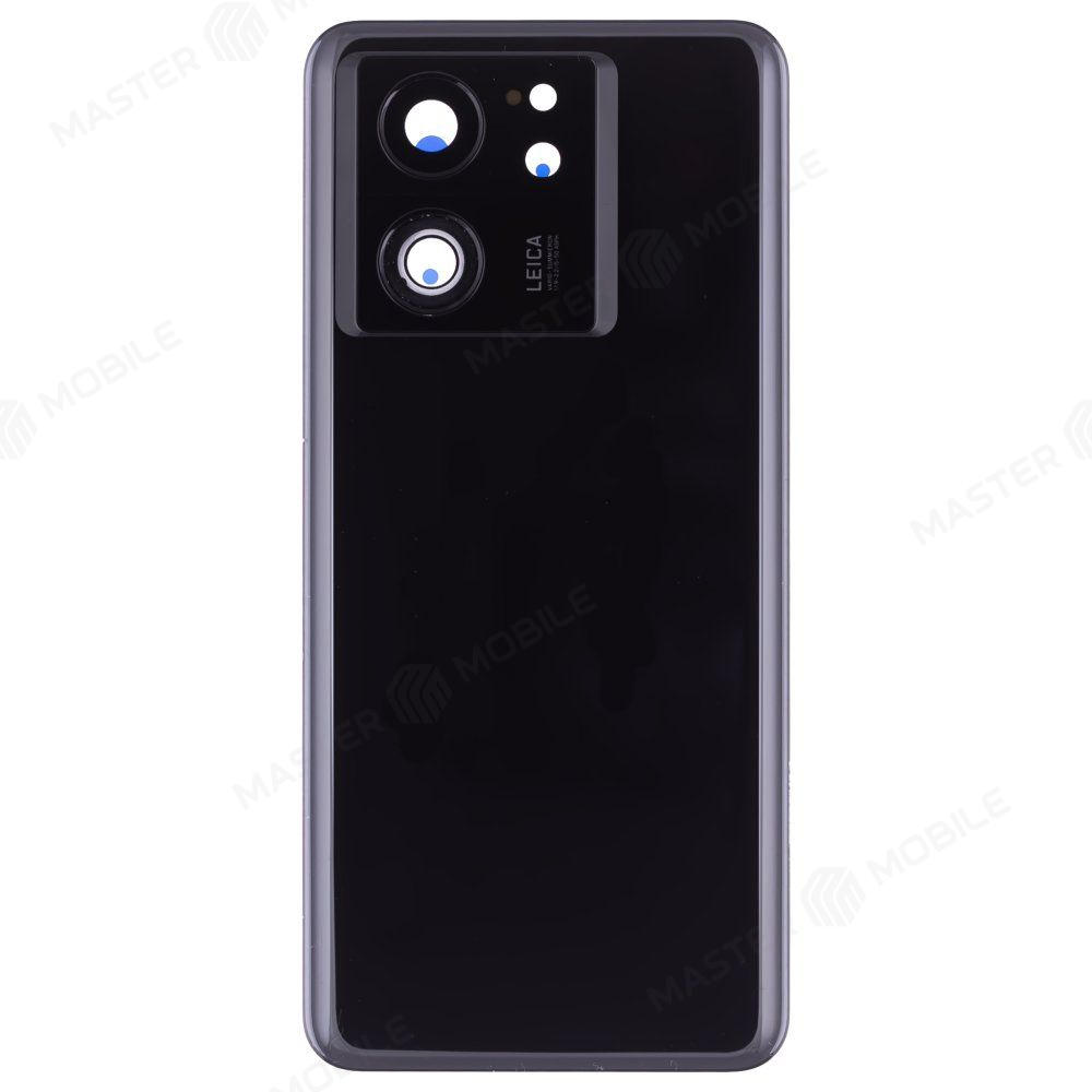 Задняя крышка для Xiaomi 13T (2306EPN60G) (черный) (в сборе со стеклом камеры) (ORIG100)