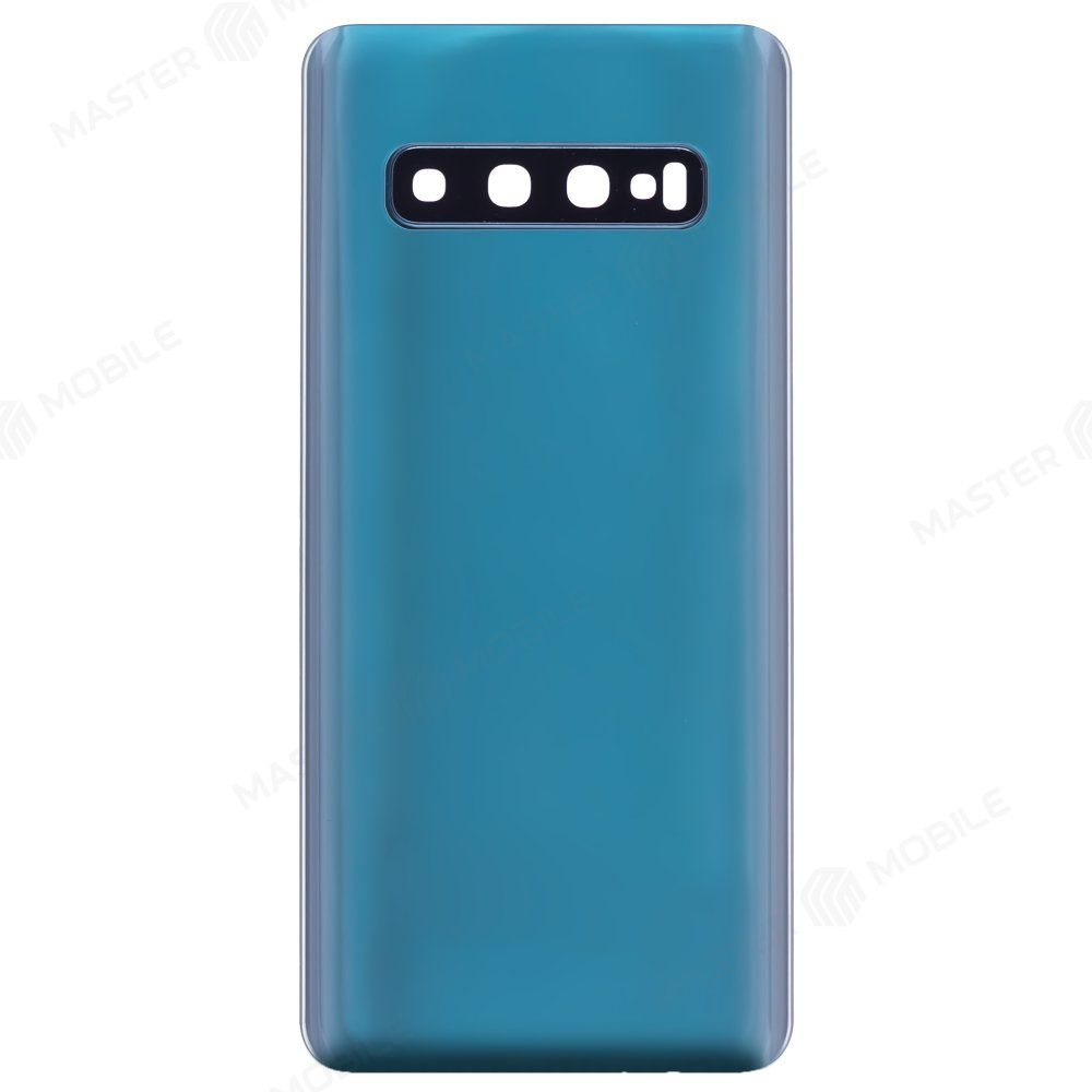 Задняя крышка для Samsung G973 Galaxy S10 (зеленый) (в сборе со стеклом камеры)