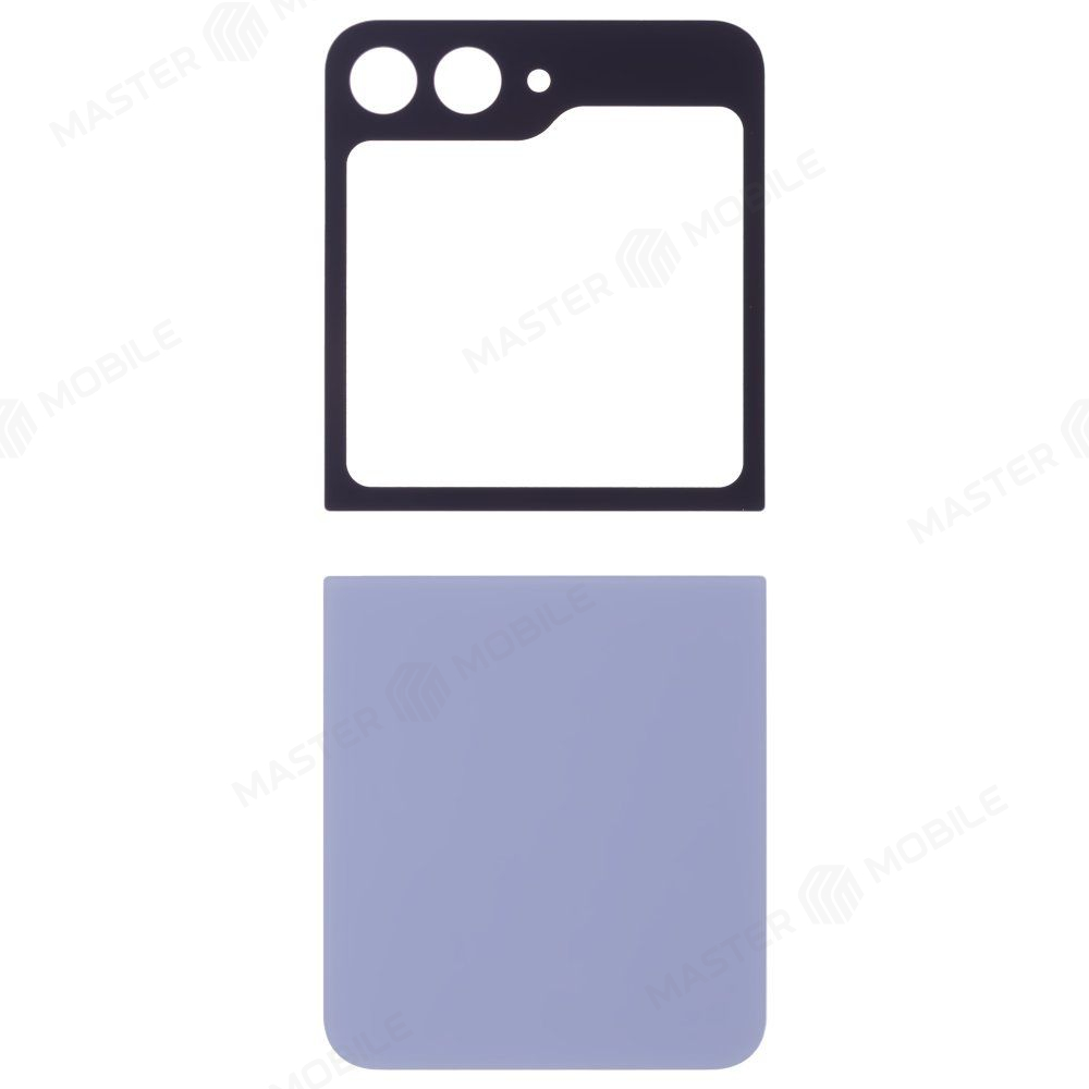 Задняя крышка для Samsung F741 Galaxy Z Flip 6 (синий) (комплект)