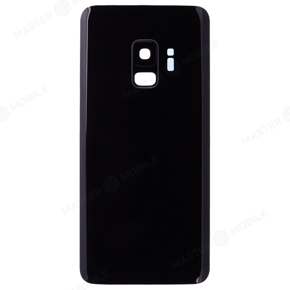 Задняя крышка для Samsung G960 Galaxy S9 (черный) (в сборе со стеклом камеры)
