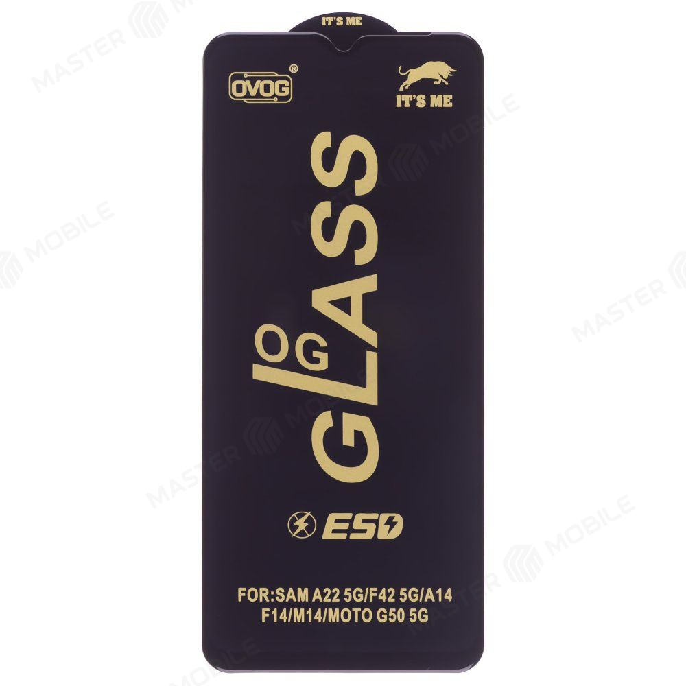 Защитное стекло OG Glass для Samsung A145 Galaxy A14 4G (черный)