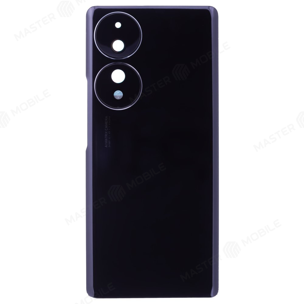 Задняя крышка для Huawei Honor 70 (FNE-NX9) (черный) (в сборе со стеклом камеры)