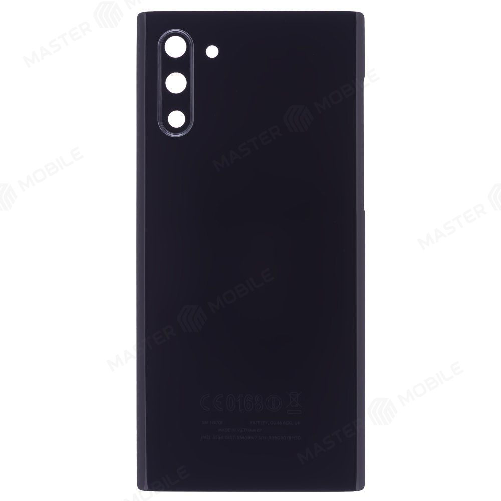 Задняя крышка для Samsung N970 Galaxy Note 10 (черный) (в сборе со стеклом камеры)