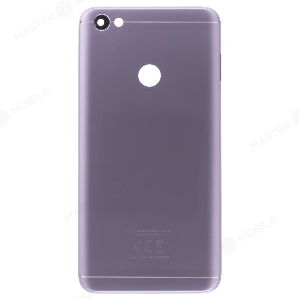 Задняя крышка для Xiaomi Redmi 5A (MCG3B) (серый) (в сборе со стеклом камеры)