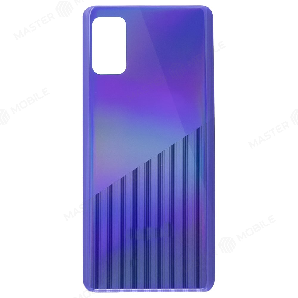 Задняя крышка для Samsung A415 Galaxy A41 (синий)