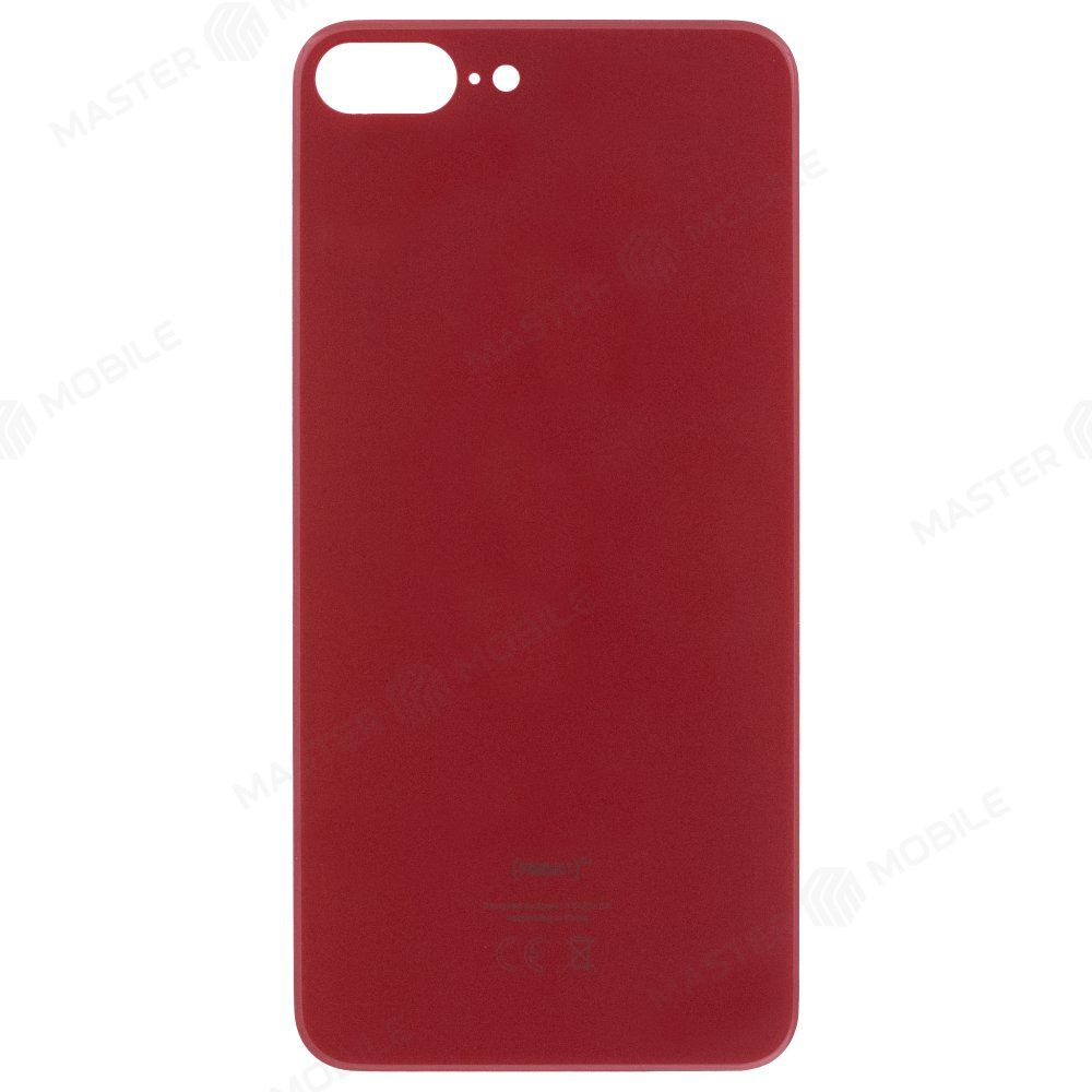 Задняя крышка для Apple iPhone 8 Plus (красный) (с широким отверстием) (Premium)