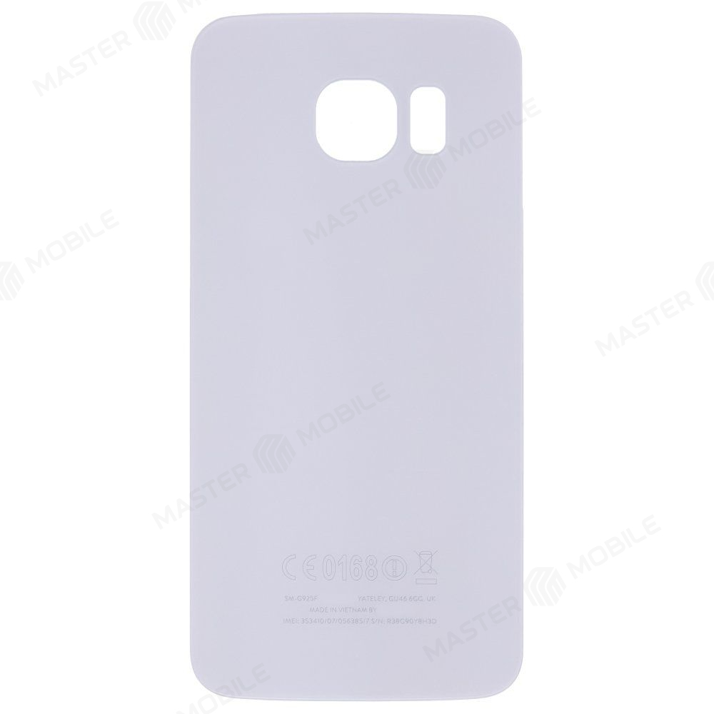 Задняя крышка для Samsung G925 Galaxy S6 Edge (белый)