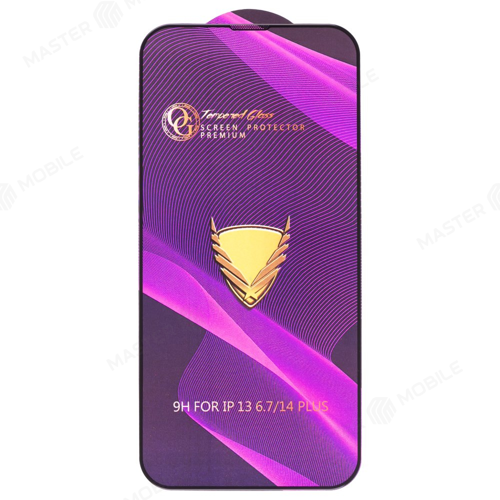 Защитное стекло OG Glass (3 в 1) для Apple iPhone 13 Pro Max (черный)
