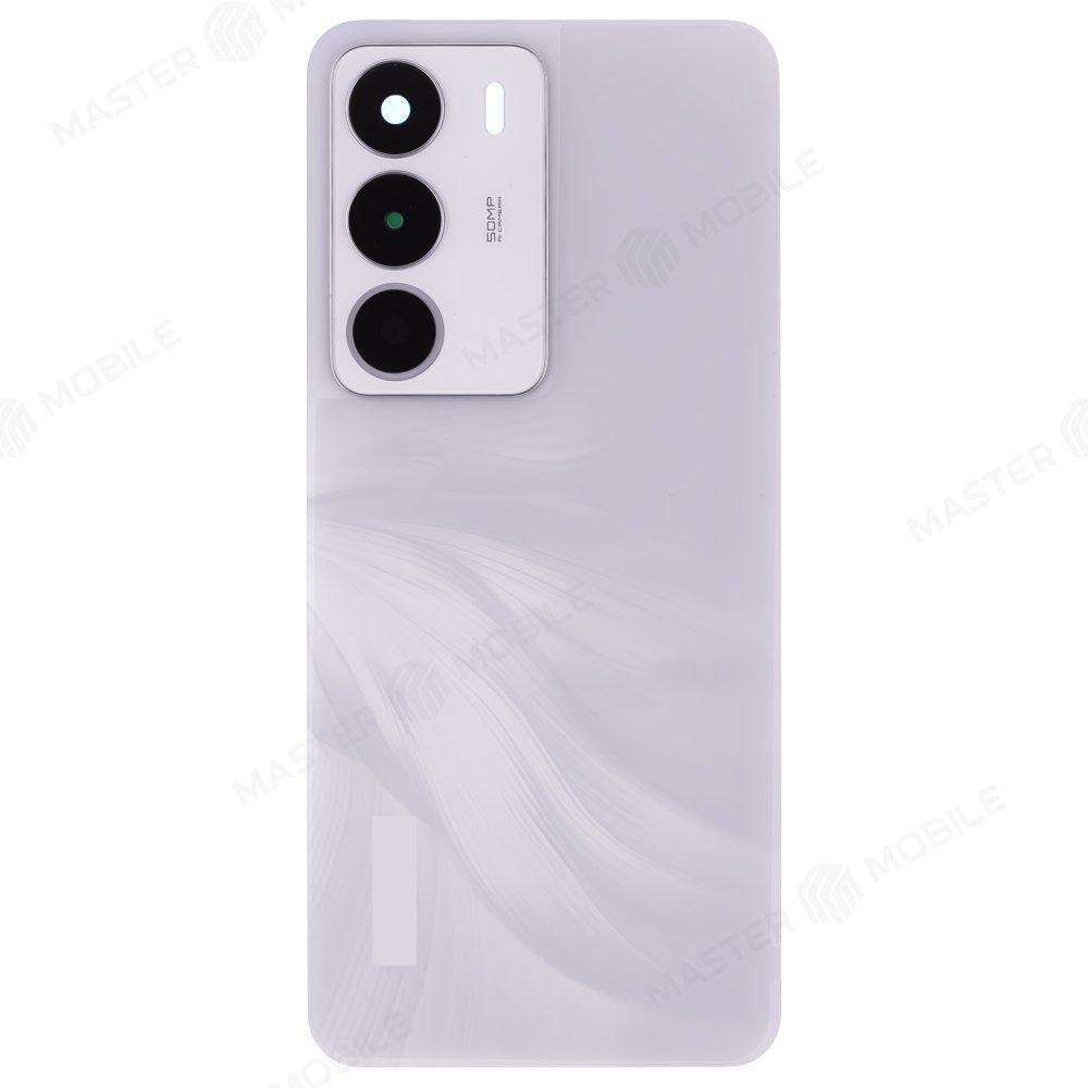 Задняя крышка для Realme C71 (RMX5303) (белый) (в сборе со стеклом камеры)