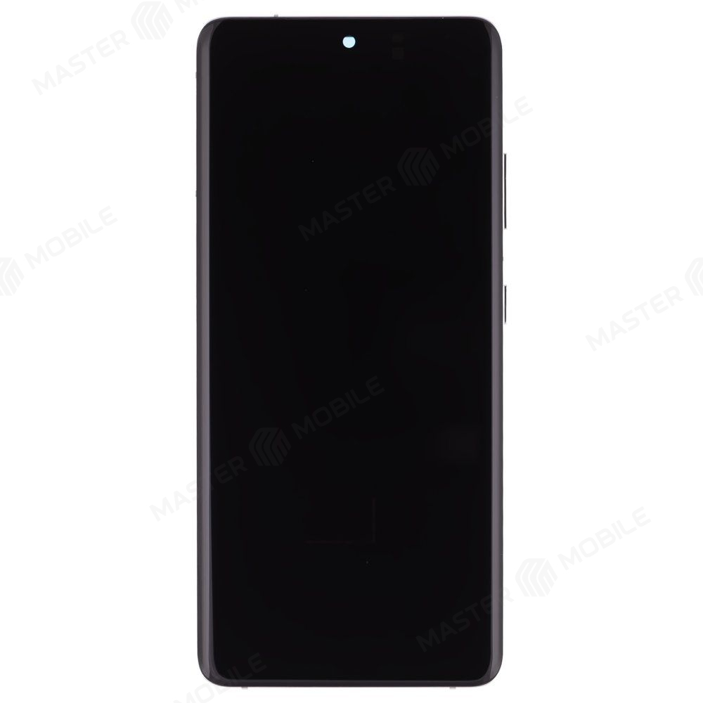 Дисплей для Samsung G998 Galaxy S21 Ultra + тачскрин (серебристый) (в рамке) (OLED) (Full Size)