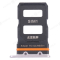 Держатель сим-карты для Xiaomi 12 (2201123G) / 12X (2112123AG) (серебристый)  фото №1