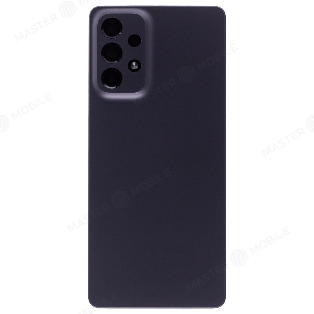 Задняя крышка для Samsung A736 Galaxy A73 5G (черный) (в сборе со стеклом камеры)