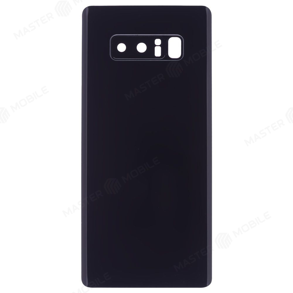 Задняя крышка для Samsung N950 Galaxy Note 8 (черный) (в сборе со стеклом камеры)