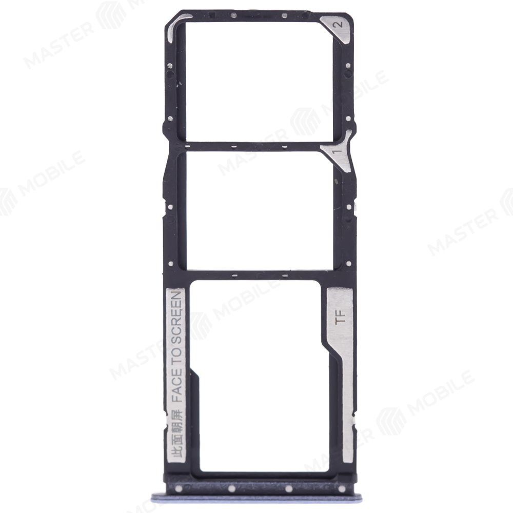 Держатель сим-карты для Xiaomi Poco M4 5G (22041219PG) (голубой)
