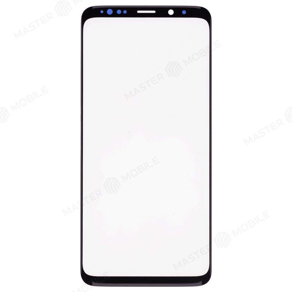Стекло модуля для Samsung G965 Galaxy S9+ + OCA (черный)