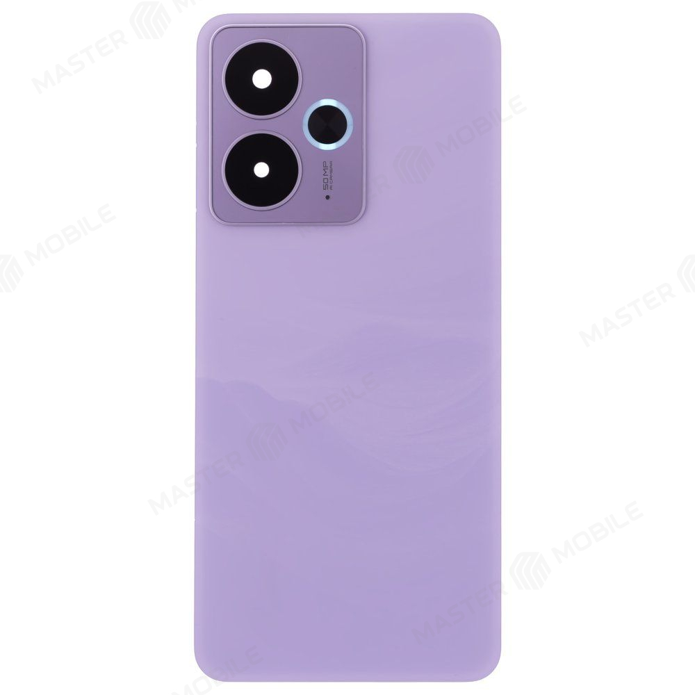 Задняя крышка для Realme 14T (RMX5078) (фиолетовый) (в сборе со стеклом камеры)