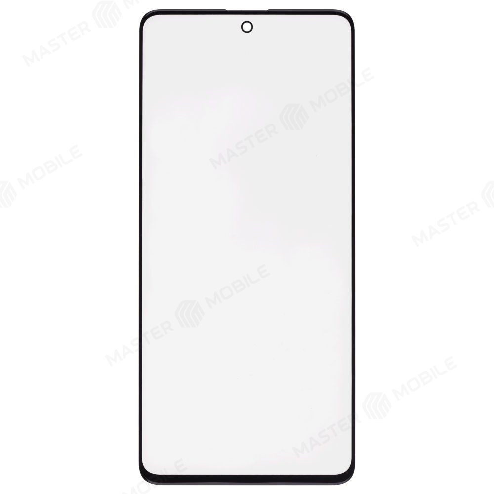 Стекло модуля для Samsung A515 Galaxy A51 / M317 Galaxy M31s + OCA (черный) (Premium)