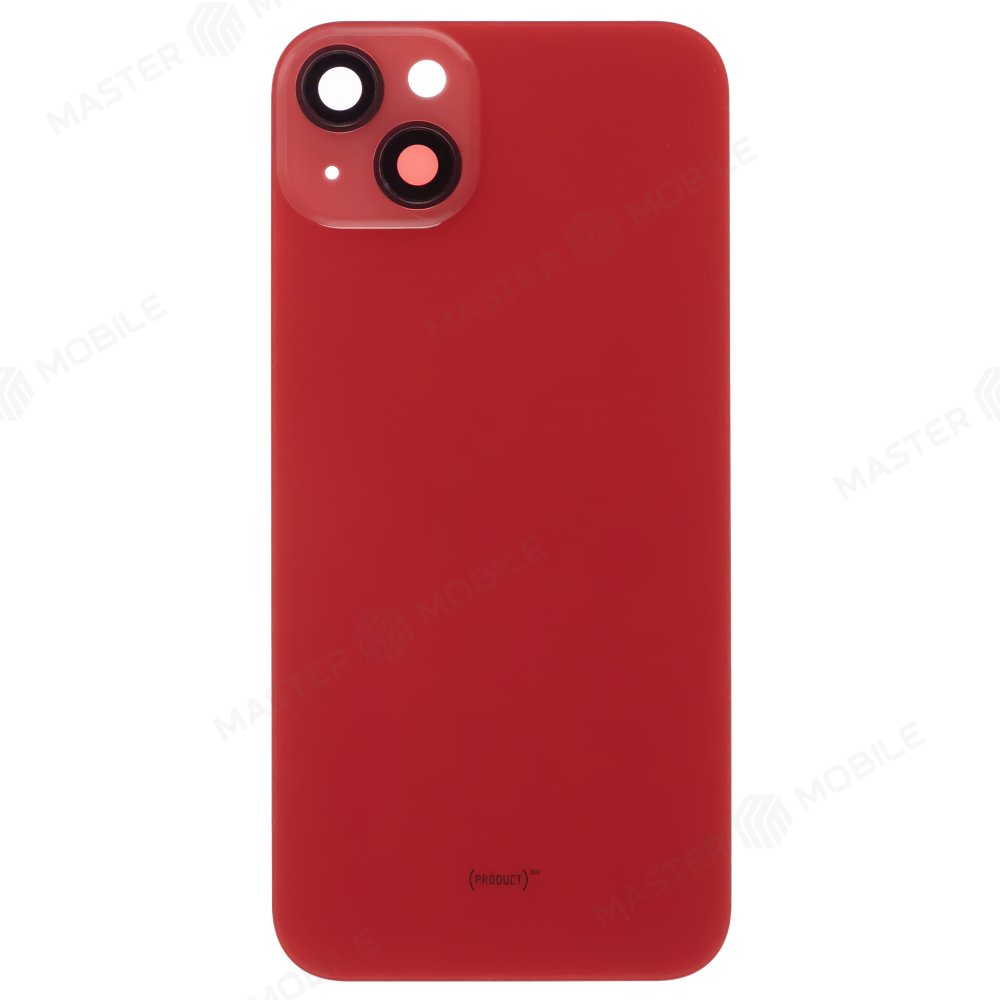 Задняя крышка для Apple iPhone 14 Plus (красный) (в сборе со стеклом камеры) (Premium)