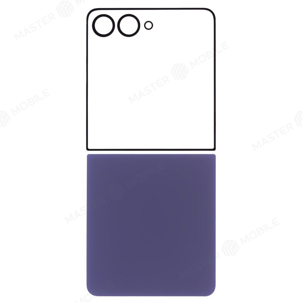 Задняя крышка для Samsung F766 Galaxy Z Flip 7 (синий) (комплект)