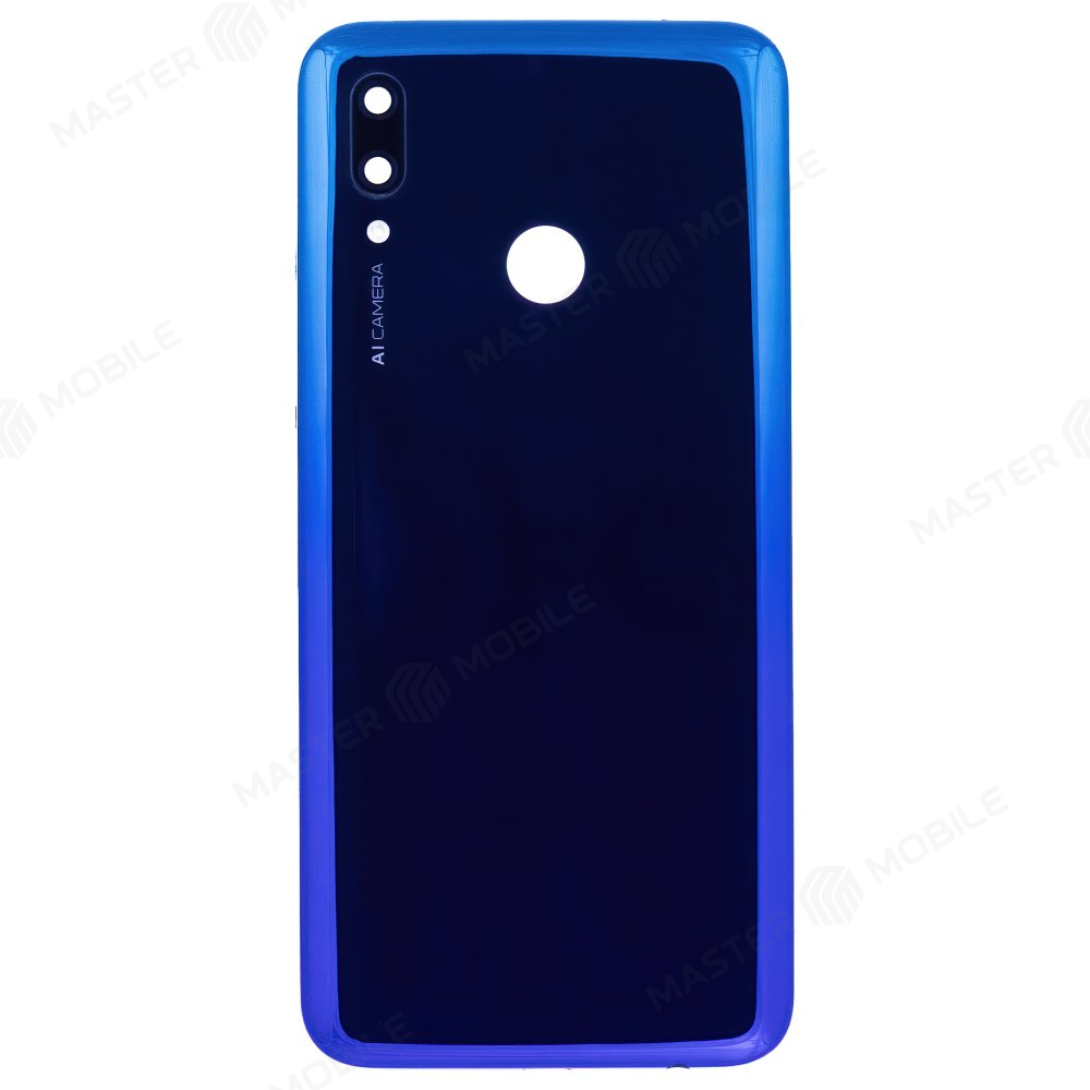 Задняя крышка для Huawei P Smart 2019 (POT-LX1) (синий) (в сборе со стеклом камеры)