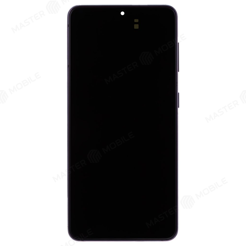 Дисплей для Samsung G991 Galaxy S21 (в сборе с тачскрином) (черный) (в рамке) (ORIG100)