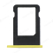 Держатель сим-карты для Apple iPhone 5c (желтый) фото №2