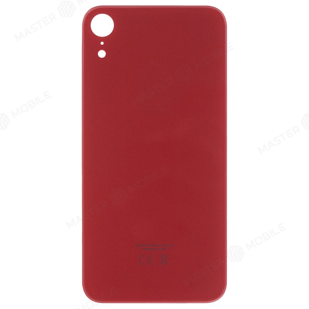 Задняя крышка для Apple iPhone Xr (красный) (с широким отверстием) (Premium)