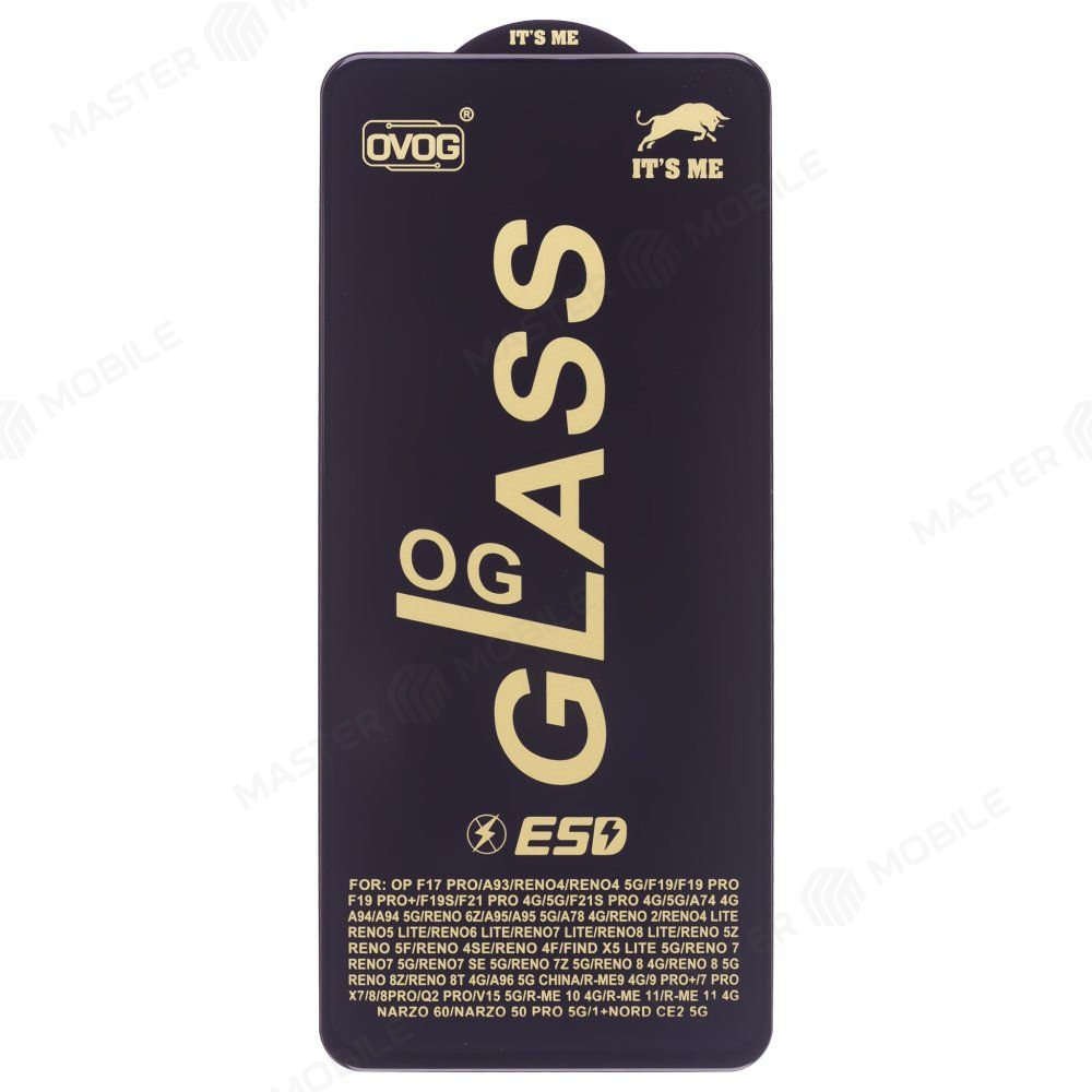 Защитное стекло OG Glass для Realme 9 4G (RMX3521) / 9 5G (RMX3474) / 10 4G (RMX3630) (черный)