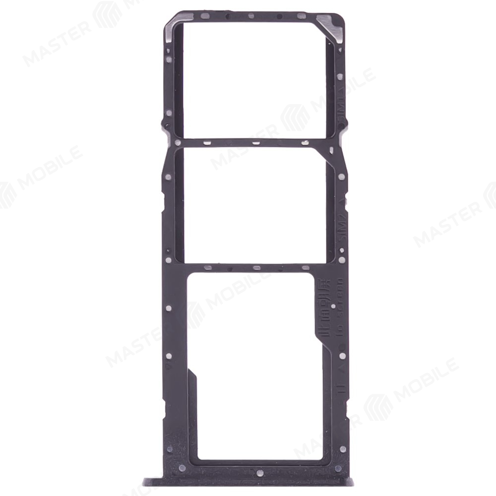 Держатель сим-карты для Realme C35 (RMX3511) (черный)