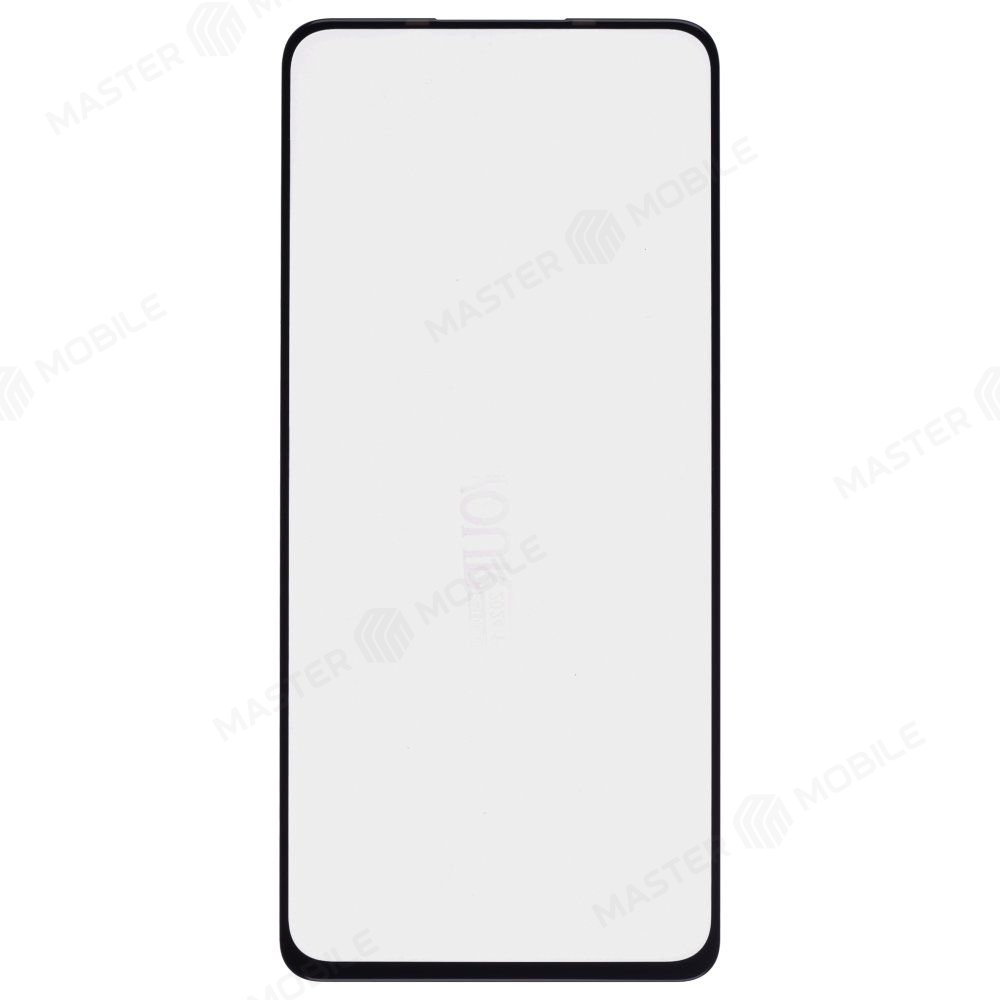 Стекло модуля для Xiaomi Redmi Note 10 Pro 4G (M2101K6G) + OCA (без выреза камеры) (черный) (Musttby) (Premium)