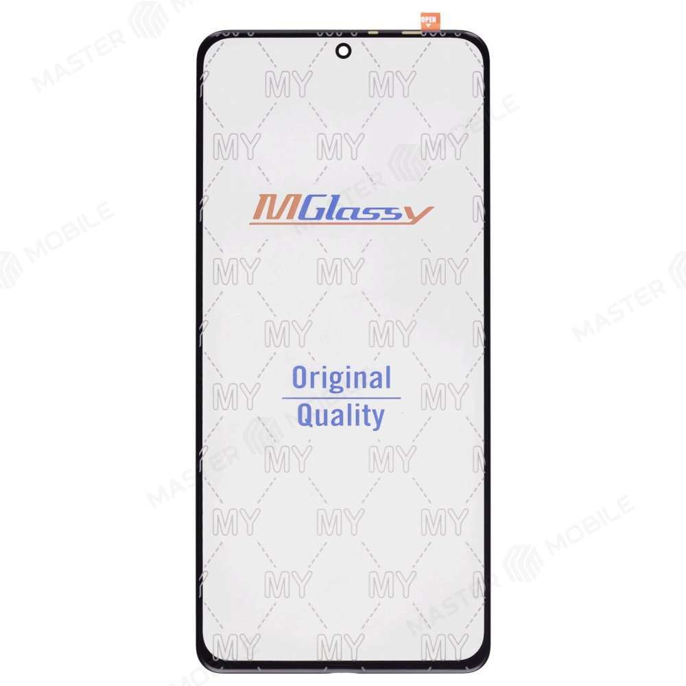 Стекло модуля для Xiaomi Poco F3 (M2012K11AG) / Poco F4 (22021211RG) / Mi 11i (M2012K11G) / Mi 11X Pro (M2012K11I) + OCA (черный) (Musttby)