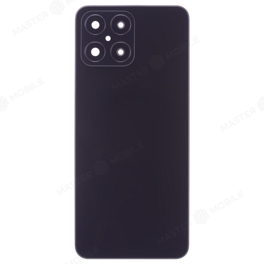 Задняя крышка для Huawei Honor X8 (TFY-LX1) (черный) (в сборе со стеклом камеры)