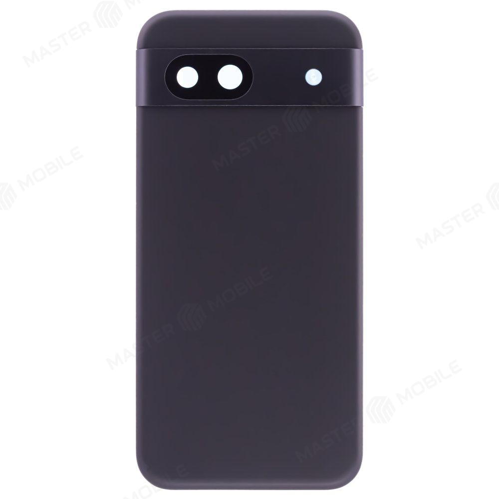 Задняя крышка для Google Pixel 8A (GKV4X/G6GPR/G8HHN/G576D) (черный) (в сборе со стеклом камеры)