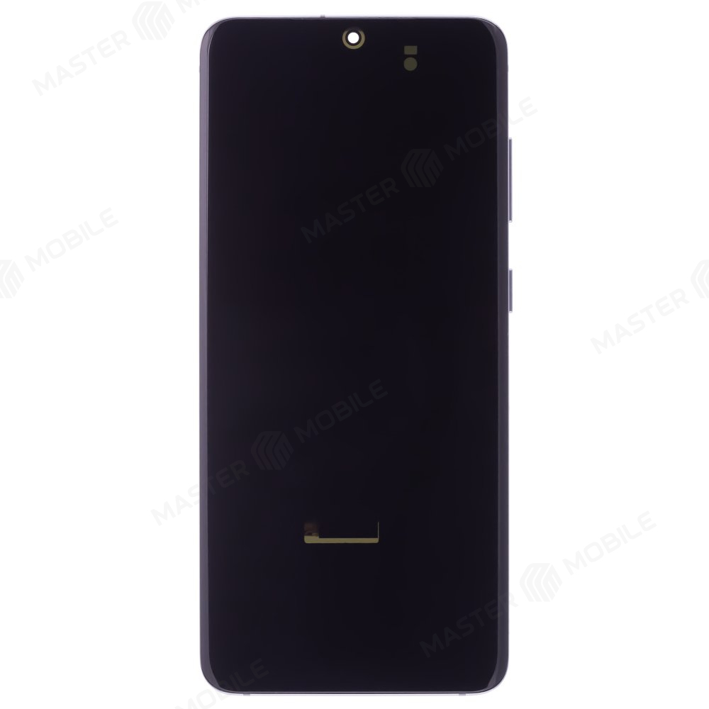 Дисплей для Samsung G980 Galaxy S20 (в сборе с тачскрином) (серый) (в рамке) (OLED)