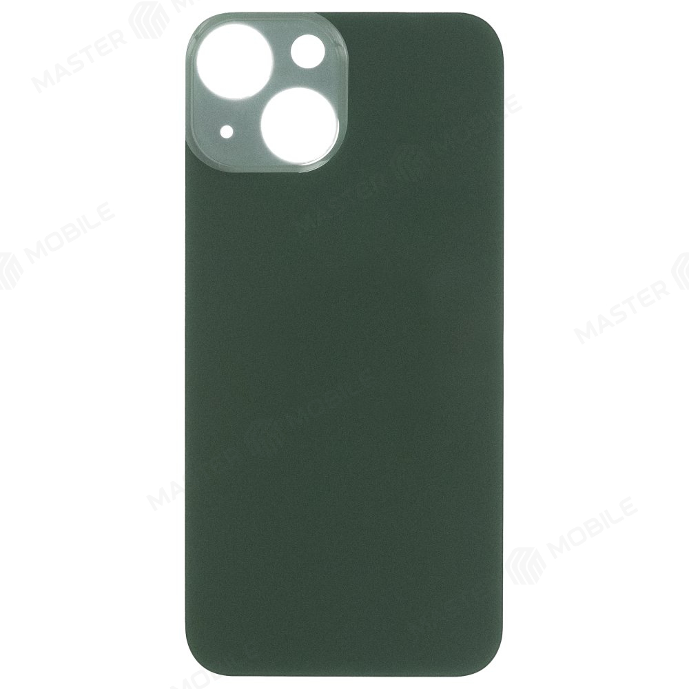 Задняя крышка для Apple iPhone 13 mini (зеленый) (с широким отверстием) (Premium)